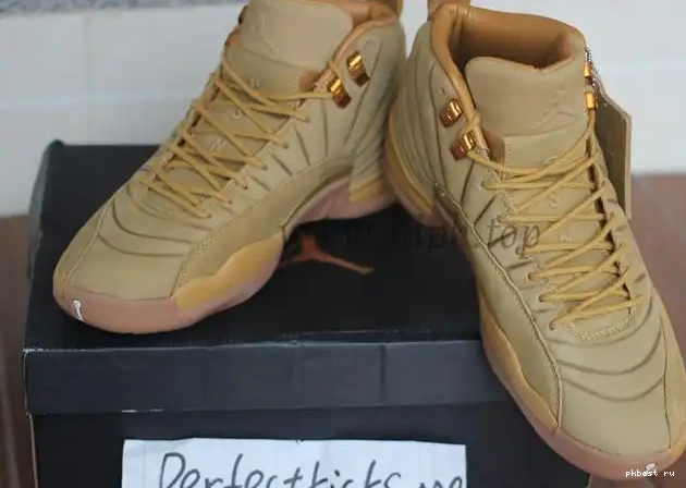 Authentic PSNY “Wheat” Air 12 Jordan x 0501